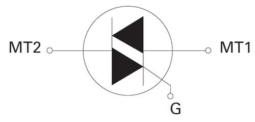 Schematic - Littelfuse LJxx04xx & QJxx04xx Triacs